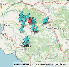 Mappa Via Madonna delle Grazie, 84065 Piaggine SA, Italia (12.179)