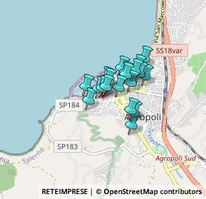 Mappa Via Flavio Gioia, 84043 Agropoli SA, Italia (0.514)