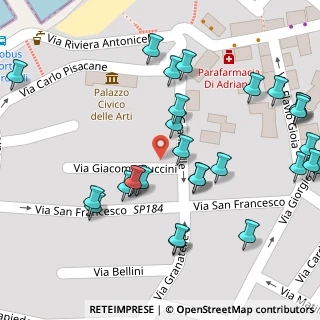 Mappa Via Granatelle, 84043 Agropoli SA, Italia (0.07143)