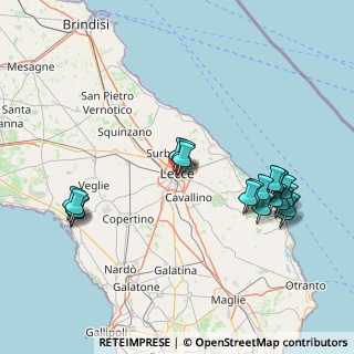 Mappa Via dei Verardi, 73100 Lecce LE, Italia (18.4955)