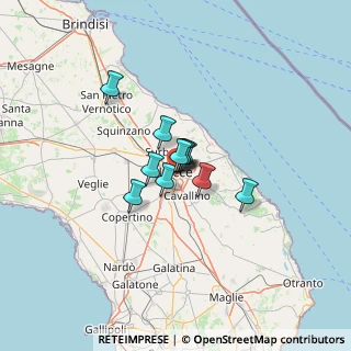 Mappa Via dei Verardi, 73100 Lecce LE, Italia (7.01455)