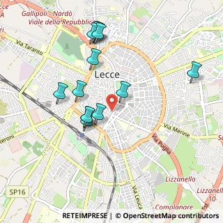 Mappa Vicolo Panevino, 73100 Lecce LE, Italia (1.01462)