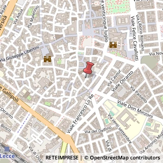 Mappa Via Ascanio Grandi,  31, 73100 Lecce, Lecce (Puglia)