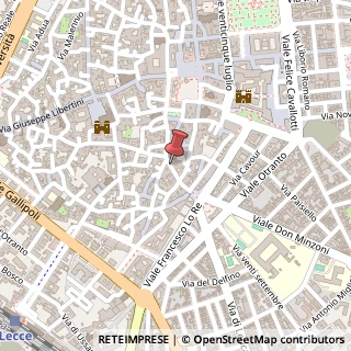 Mappa Via dei Perroni, 23, 73100 Lecce, Lecce (Puglia)