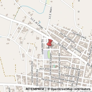 Mappa Via Giolitti, 8, 73041 Carmiano, Lecce (Puglia)
