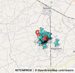 Mappa Via Giolitti, 73041 Carmiano LE, Italia (1.028)