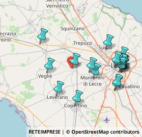 Mappa Via Giolitti, 73041 Carmiano LE, Italia (9.471)