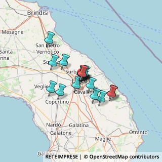 Mappa Via L. Sturzo, 73100 Lecce LE, Italia (8.51667)