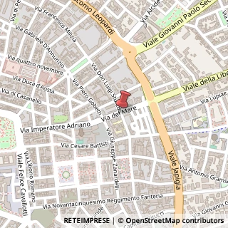 Mappa Via M. Renato Imbriani, 59, 73100 Lecce, Lecce (Puglia)
