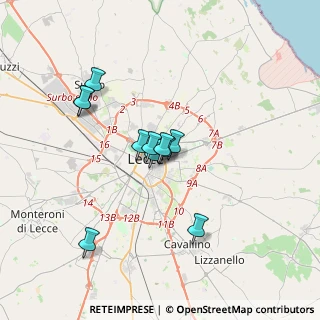 Mappa Via L. Sturzo, 73100 Lecce LE, Italia (2.97909)