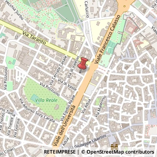 Mappa Via di Vereto, 3, 73100 Lecce, Lecce (Puglia)
