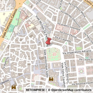 Mappa Via Giuseppe Mazzini, 82, 73100 Lecce, Lecce (Puglia)
