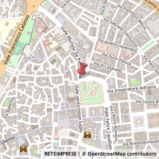 Mappa Viale De Pietro Michele, 17, 73100 Lecce, Lecce (Puglia)