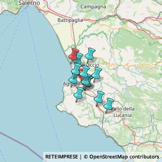Mappa Via Cesare Battisti, 84061 Ogliastro Cilento SA, Italia (7.39769)