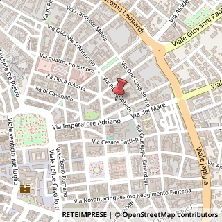 Mappa Via Siro Ferecide, 1, 73100 Lecce, Lecce (Puglia)