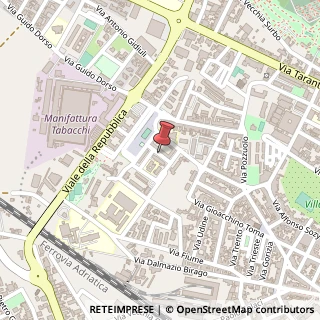Mappa Via Nicola Valletta,  14, 73100 Lecce, Lecce (Puglia)