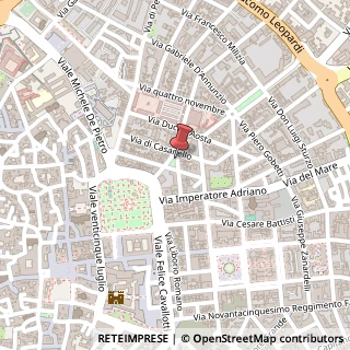 Mappa Piazza Giuseppe Verdi,  5, 73100 Lecce, Lecce (Puglia)