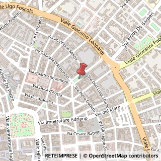 Mappa Piazza Ludovico Ariosto,  18, 73100 Lecce, Lecce (Puglia)
