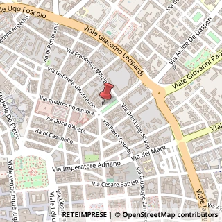 Mappa Piazza L. Ariosto, 15 A, 73100 Lecce, Lecce (Puglia)