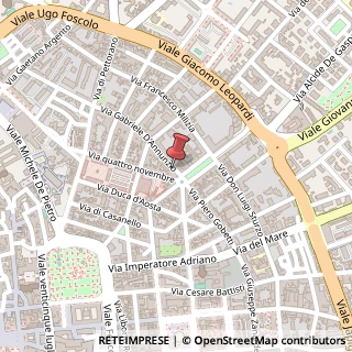 Mappa Via G. D'Annunzio, 86, 73100 Lecce, Lecce (Puglia)