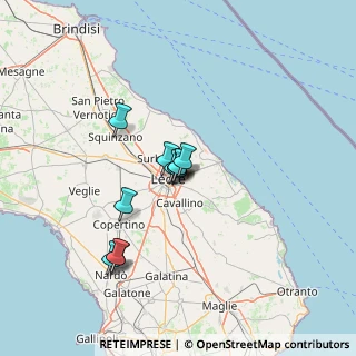 Mappa Via Vittorio Bachelet, 73100 Lecce LE, Italia (10.60727)