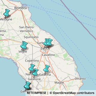 Mappa Via Vittorio Bachelet, 73100 Lecce LE, Italia (24.76467)