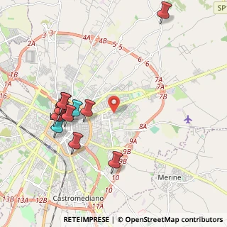 Mappa Via Vittorio Bachelet, 73100 Lecce LE, Italia (2.35727)