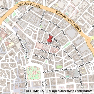 Mappa Via IV Novembre, 17, 73100 Lecce, Lecce (Puglia)