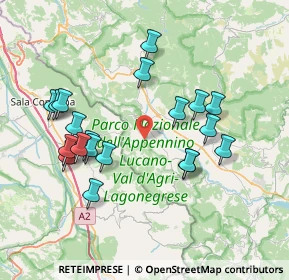 Mappa Via Limanti, 85050 Paterno PZ, Italia (8.1885)