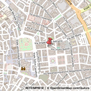 Mappa Via Nazario Sauro, 15, 73100 Lecce, Lecce (Puglia)