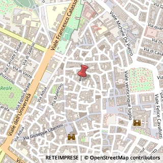 Mappa Via Isabella Castriota, 7, 73100 Lecce, Lecce (Puglia)