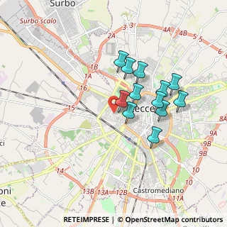 Mappa Via Perotti, 73100 Lecce LE, Italia (1.58917)