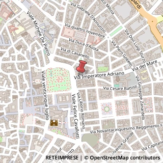 Mappa Via Imperatore Adriano,  6, 73100 Lecce, Lecce (Puglia)