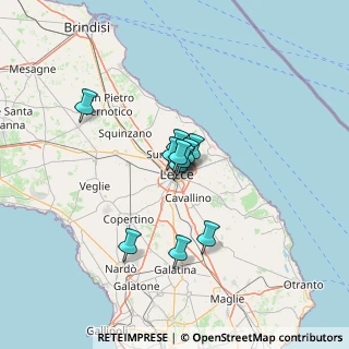 Mappa Vico Sferracavalli, 73100 Lecce LE, Italia (8.55727)
