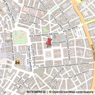 Mappa Piazza Mazzini Giuseppe, 7, 73100 Lecce, Lecce (Puglia)