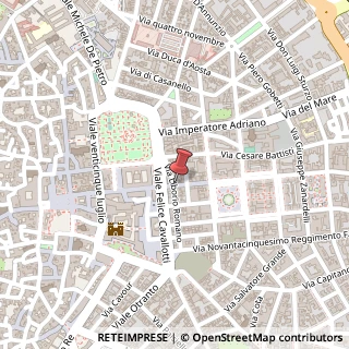 Mappa Via Salvatore Trinchese, 40, 73100 Lecce, Lecce (Puglia)