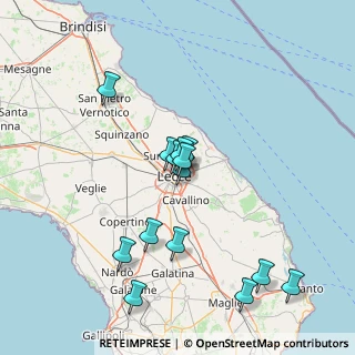 Mappa Via G. Zanardelli, 73100 Lecce LE, Italia (15.45643)