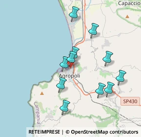 Mappa Via Caravaggio, 84043 Agropoli SA, Italia (3.75909)