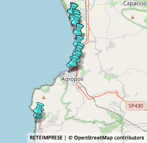 Mappa Via Caravaggio, 84043 Agropoli SA, Italia (3.86882)