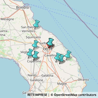Mappa Via Antonio Salandra, 73100 Lecce LE, Italia (11.21417)