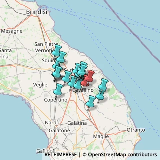 Mappa Via Antonio Salandra, 73100 Lecce LE, Italia (8.3745)