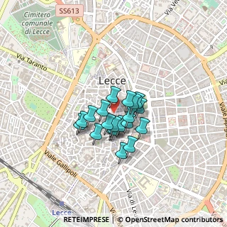 Mappa Via Francesco Rubichi, 73100 Lecce LE, Italia (0.2835)