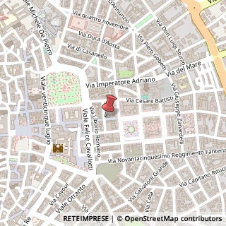 Mappa Via Salvatore Trinchese, 25, 73100 Lecce, Lecce (Puglia)
