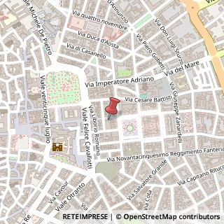 Mappa Via Salvatore Trinchese, 31, 73100 Lecce, Lecce (Puglia)