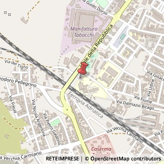 Mappa Via Dalmazio Birago, 66, 73100 Lecce, Lecce (Puglia)