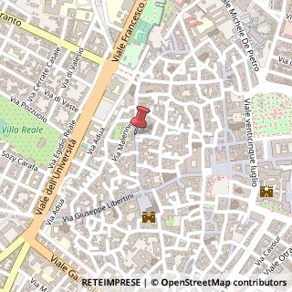 Mappa Via Giuseppe Palmieri,  46, 73100 Lecce, Lecce (Puglia)