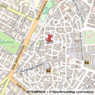 Mappa Vico Conservatorio San Leonardo, 10, 73100 Lecce, Lecce (Puglia)