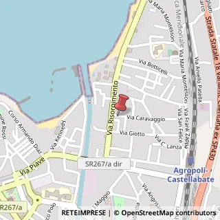 Mappa Via Caravaggio, 2, 84043 Agropoli, Salerno (Campania)