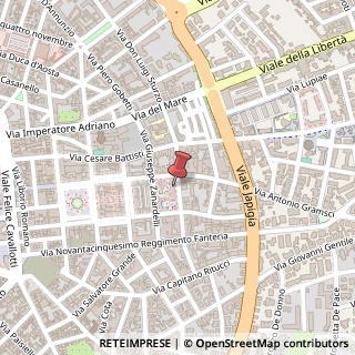 Mappa Via M. Renato Imbriani, 32, 73100 Lecce, Lecce (Puglia)
