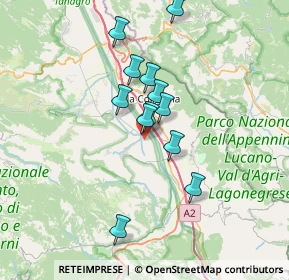 Mappa Via Pedali, 84038 Sassano SA, Italia (6.185)